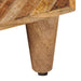 Noptieră 2 pcs Maro 50 x 33 x 60 cm Lemn de mango solid - WALTI WALTI