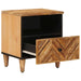 Noptieră 2 pcs Maro 50 x 33 x 60 cm Lemn de mango solid - WALTI WALTI