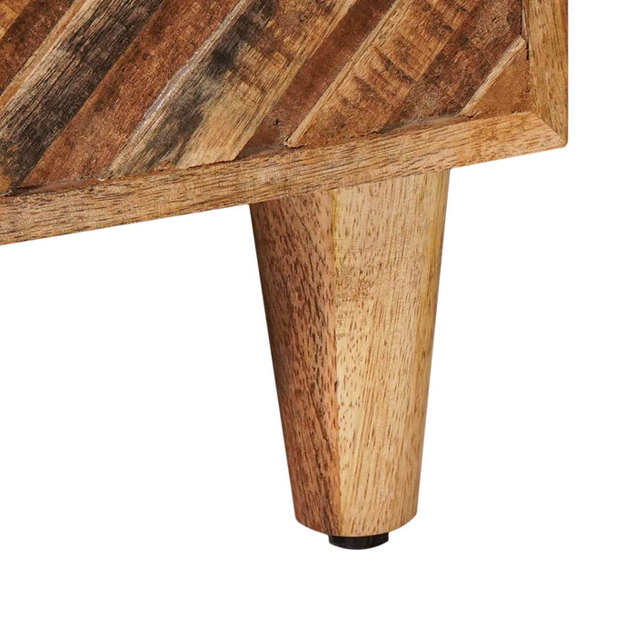 Noptieră cu sertar Maro 50 x 33 x 60 cm Lemn de mango solid WALTI