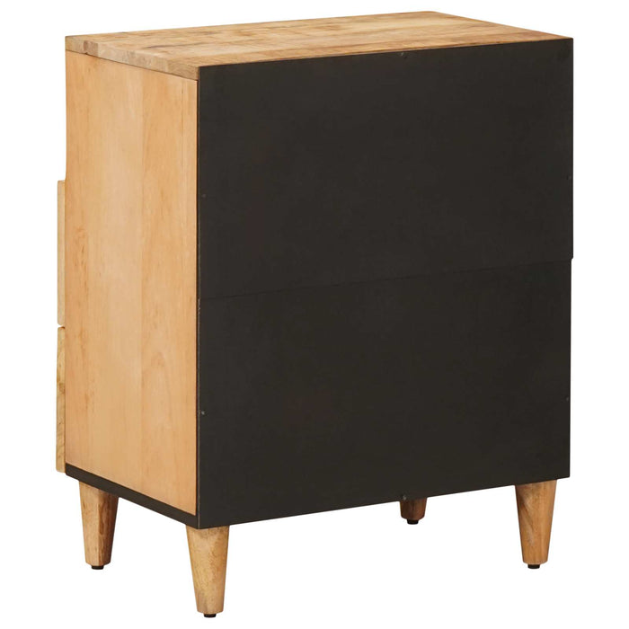 Noptieră cu sertar Maro 50 x 33 x 60 cm Lemn de mango solid WALTI