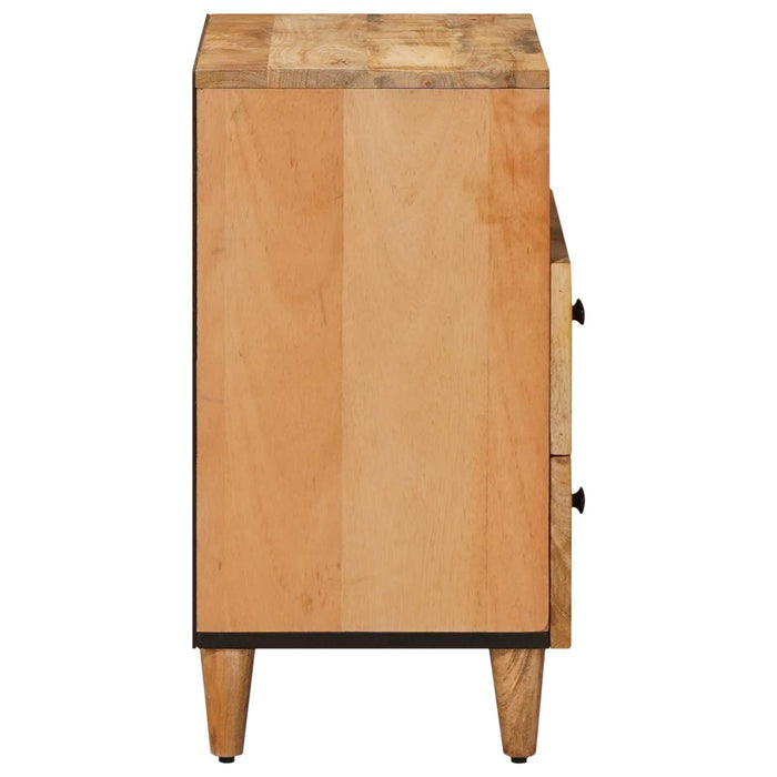 Noptieră cu sertar Maro 50 x 33 x 60 cm Lemn de mango solid WALTI