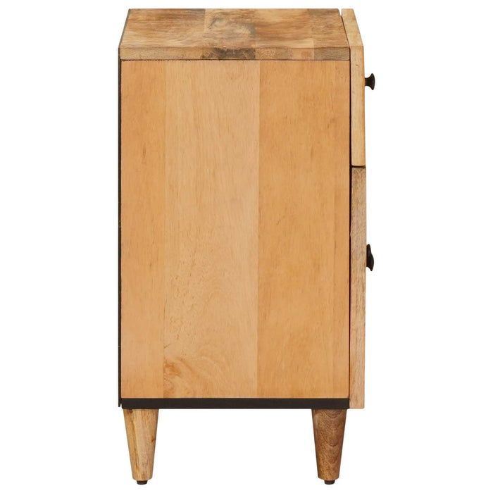 Noptieră cu sertar Maro 50 x 33 x 60 cm Lemn de mango solid WALTI