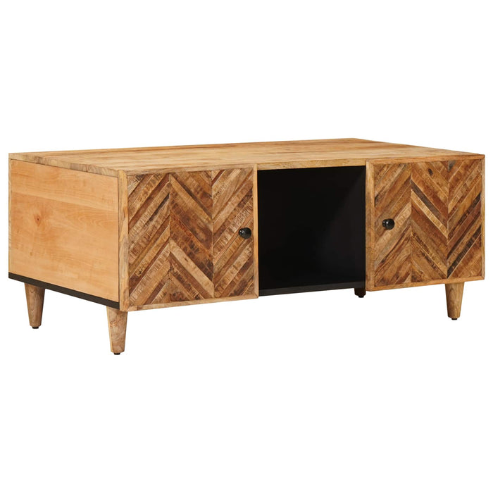 Masă de cafea Maro 100 x 54 x 40 cm Lemn de mango solid WALTI
