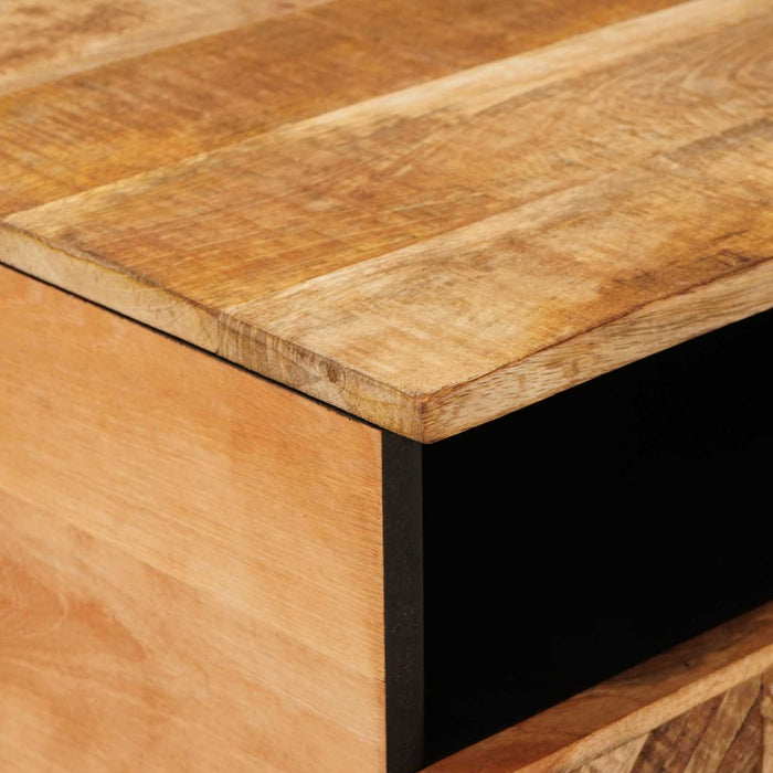 Masă de cafea Maro 80 x 54 x 40 cm Lemn de mango solid WALTI