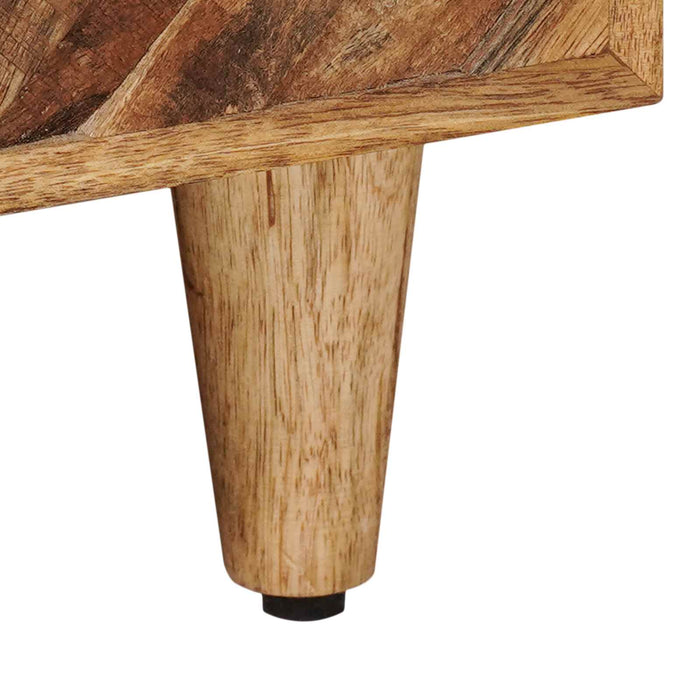 Masă de cafea Maro 80 x 54 x 40 cm Lemn de mango solid WALTI
