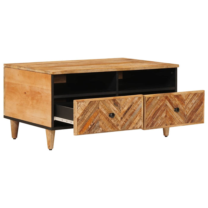 Masă de cafea Maro 80 x 54 x 40 cm Lemn de mango solid WALTI