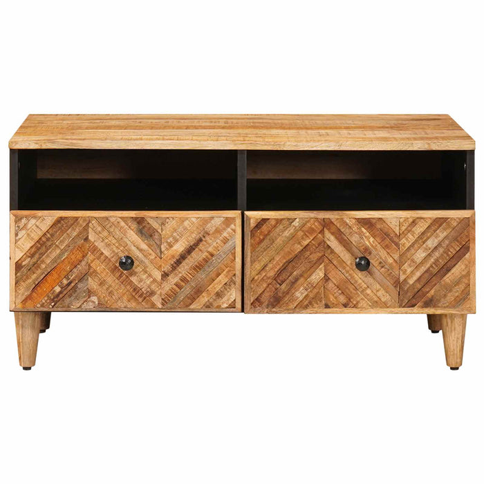 Masă de cafea Maro 80 x 54 x 40 cm Lemn de mango solid WALTI