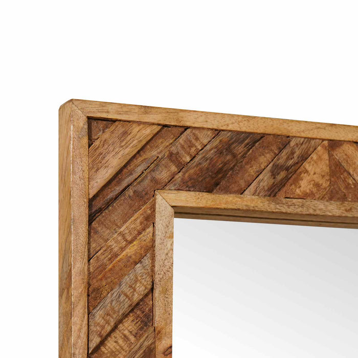 Oglindă Pe perete cu oglindă Maro 70 x 50 x 3 cm Sticlă - WALTI WALTI