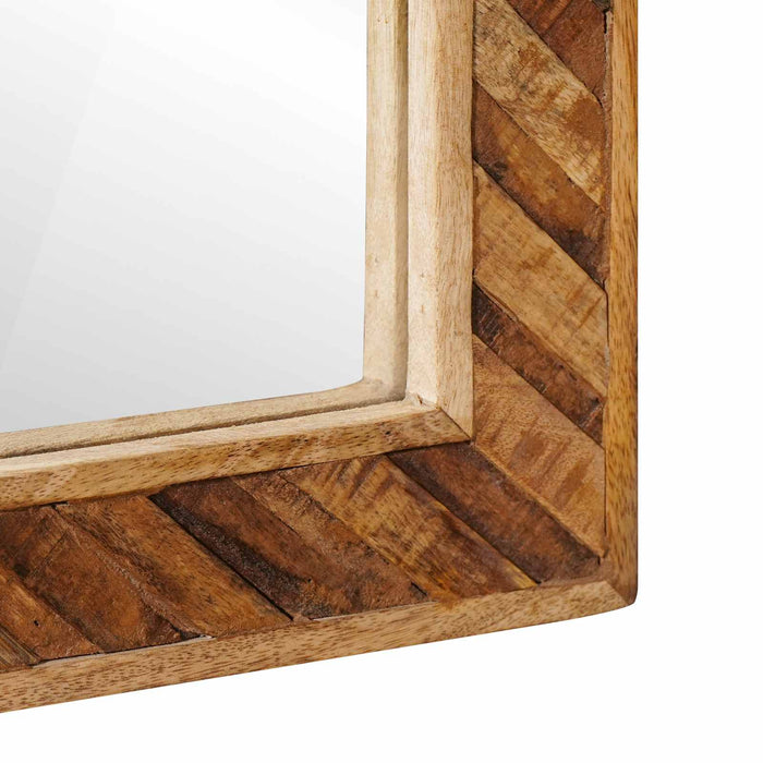 Oglindă Pe perete cu oglindă Maro 70 x 50 x 3 cm Sticlă - WALTI WALTI