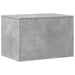 Cutie litieră pisici gri beton 60x40x40 cm lemn prelucrat - WALTI WALTI