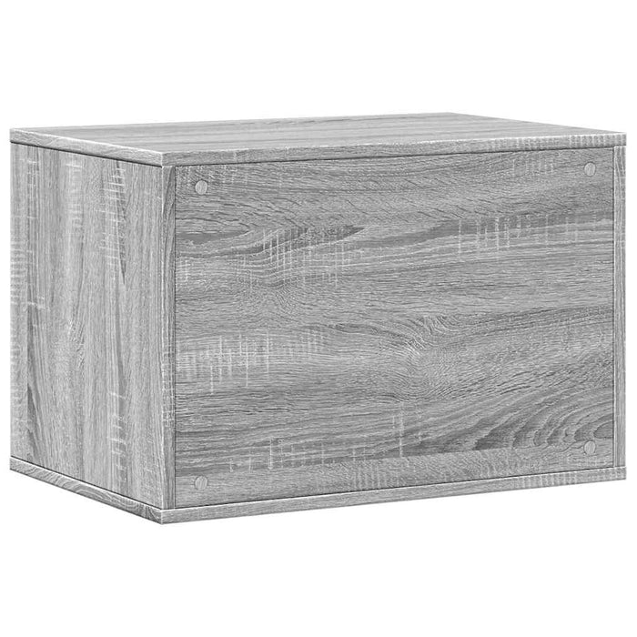 Cutie litieră pisici sonoma gri 60x40x40 cm lemn prelucrat - WALTI WALTI
