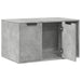 Cutie litieră pisici gri beton 80x50x45 cm lemn prelucrat - WALTI WALTI