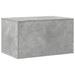 Cutie litieră pisici gri beton 80x50x45 cm lemn prelucrat - WALTI WALTI