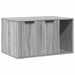 Cutie litieră pisici sonoma gri 80x50x45 cm lemn prelucrat - WALTI WALTI