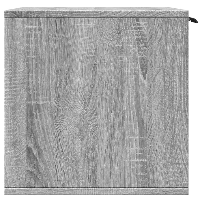 Cutie litieră pisici sonoma gri 80x50x45 cm lemn prelucrat - WALTI WALTI