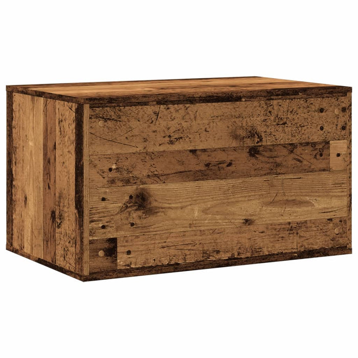 Cutie litieră pisici lemn vechi 80x50x45 cm lemn prelucrat - WALTI WALTI