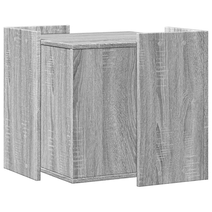 Cutie litieră pisici sonoma gri 53x53x51 cm lemn prelucrat WALTI