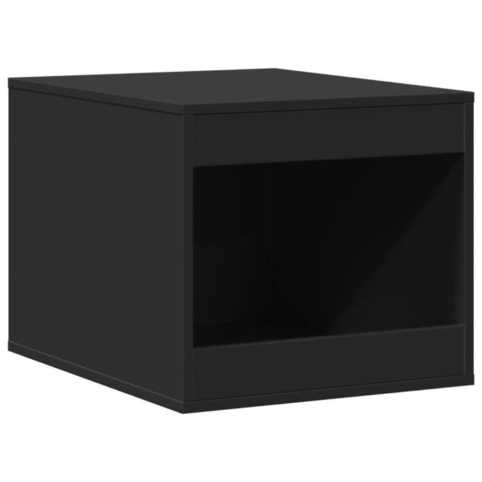 Cutie litieră pisici negru 47x59x42 cm lemn prelucrat - WALTI WALTI