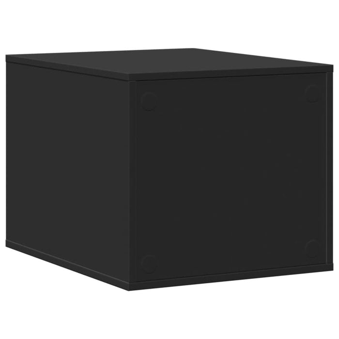 Cutie litieră pisici negru 47x59x42 cm lemn prelucrat - WALTI WALTI