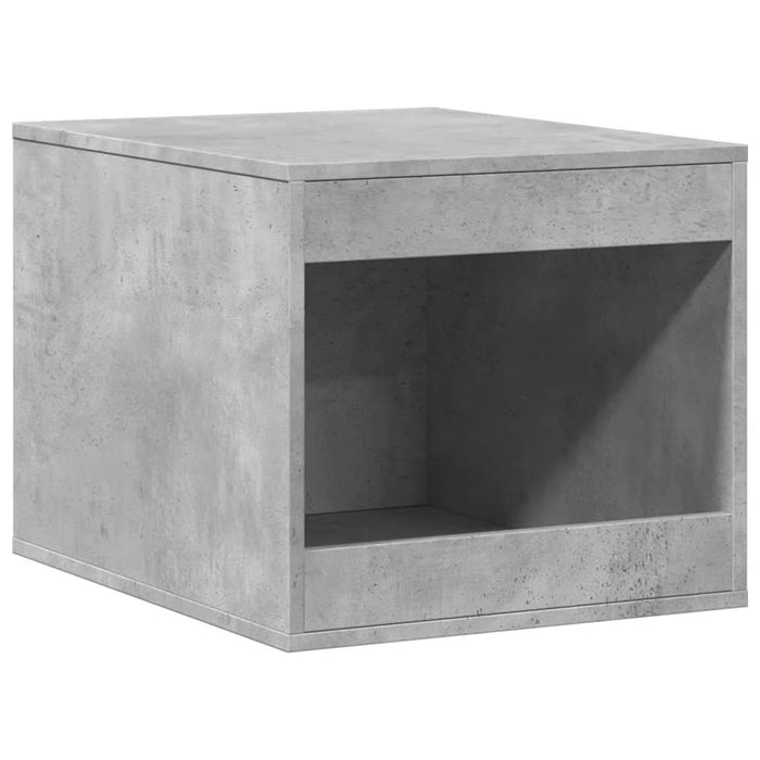 Cutie litieră pisici gri beton 47x59x42 cm lemn prelucrat - WALTI WALTI