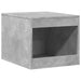 Cutie litieră pisici gri beton 47x59x42 cm lemn prelucrat - WALTI WALTI
