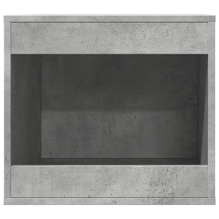Cutie litieră pisici gri beton 47x59x42 cm lemn prelucrat - WALTI WALTI