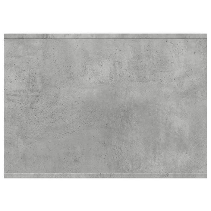 Cutie litieră pisici gri beton 47x59x42 cm lemn prelucrat - WALTI WALTI