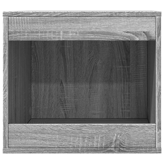 Cutie litieră pisici sonoma gri 47x59x42 cm lemn prelucrat - WALTI WALTI