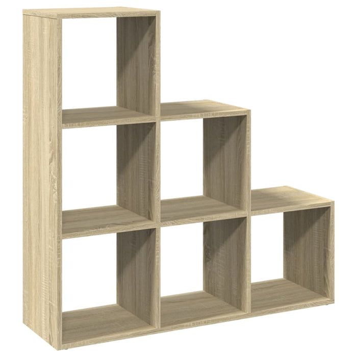 Bibliotecă/separator 3 niveluri stejar sonoma 99x29x99 cm lemn - WALTI WALTI