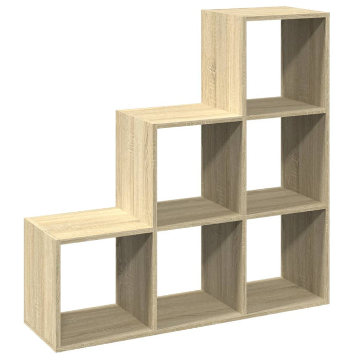 Bibliotecă/separator 3 niveluri stejar sonoma 99x29x99 cm lemn - WALTI WALTI