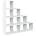 Bibliotecă/separator 4 niveluri, alb, 131,5x29x131,5 cm lemn - WALTI WALTI