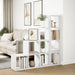 Bibliotecă/separator 4 niveluri, alb, 131,5x29x131,5 cm lemn - WALTI WALTI
