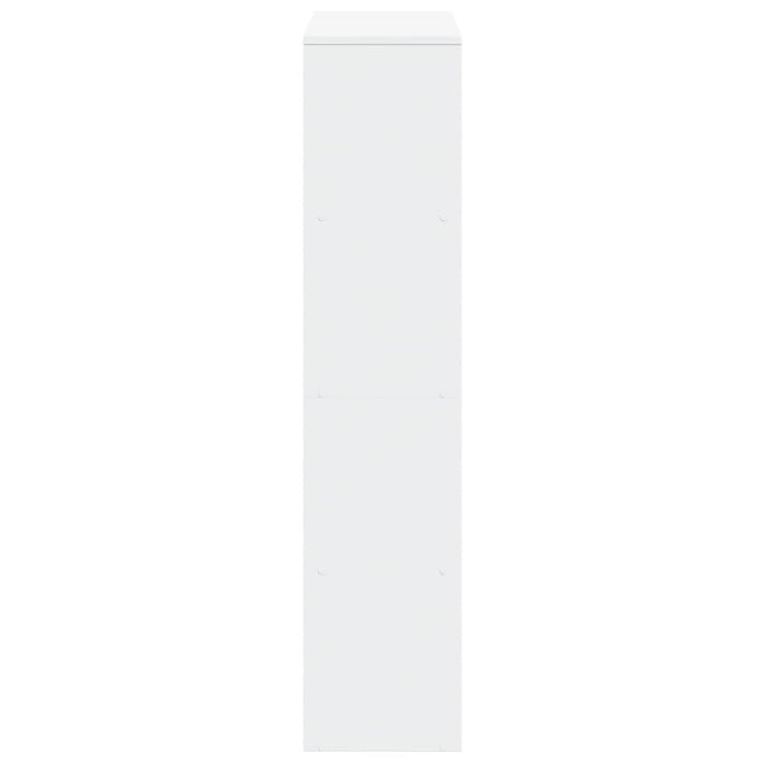 Bibliotecă/separator 4 niveluri, alb, 131,5x29x131,5 cm lemn - WALTI WALTI