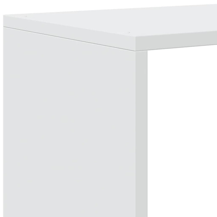 Bibliotecă/separator 4 niveluri, alb, 131,5x29x131,5 cm lemn - WALTI WALTI