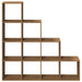Bibliotecă/separator 4 niveluri stejar 131,5x29x131,5 cm lemn - WALTI WALTI
