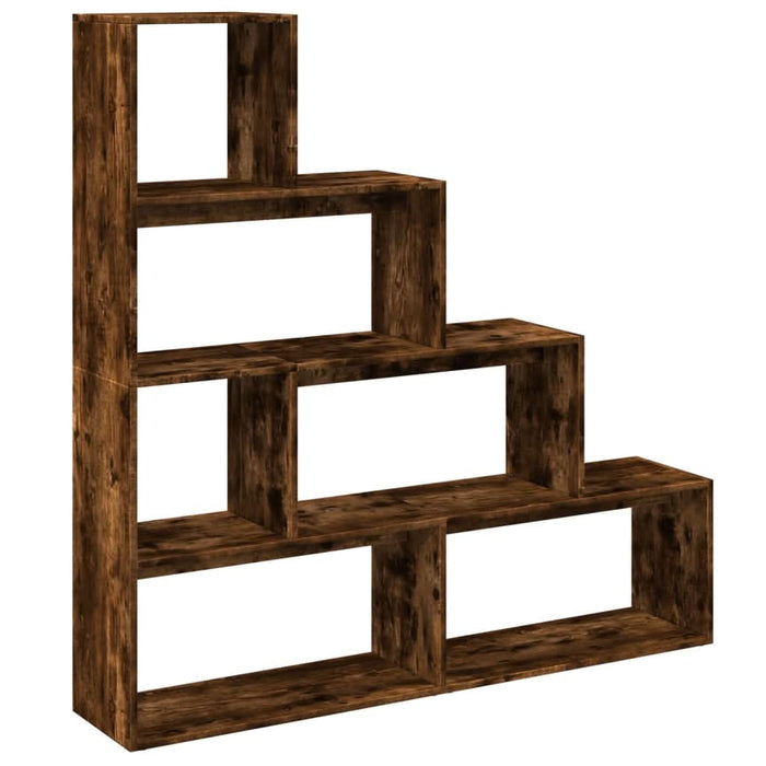 Bibliotecă/separator stejar fumuriu 143,5x29x143,5 cm lemn - WALTI WALTI