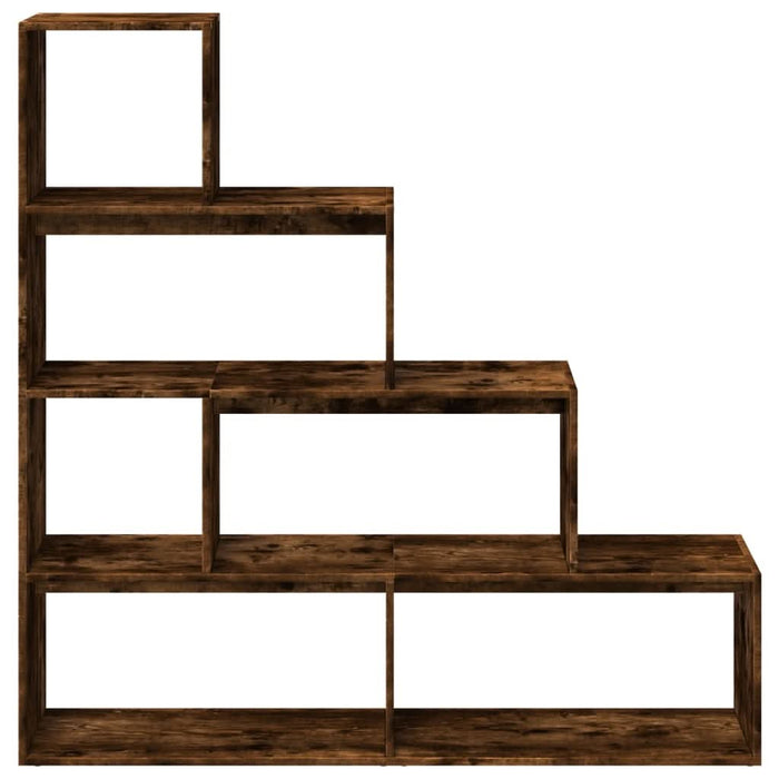 Bibliotecă/separator stejar fumuriu 143,5x29x143,5 cm lemn - WALTI WALTI