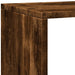 Bibliotecă/separator stejar fumuriu 143,5x29x143,5 cm lemn - WALTI WALTI