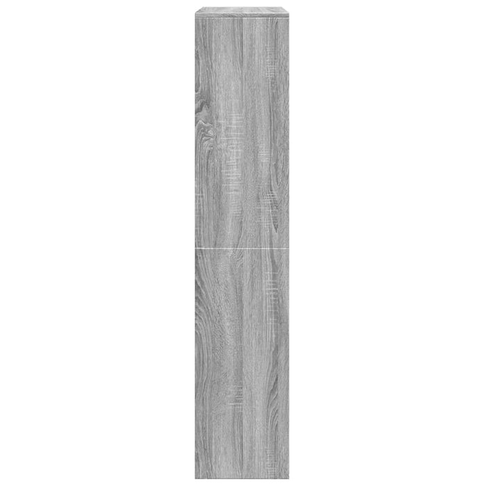 Bibliotecă/separator cameră sonoma gri 143,5x29x143,5cm lemn - WALTI WALTI