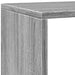 Bibliotecă/separator cameră sonoma gri 143,5x29x143,5cm lemn - WALTI WALTI