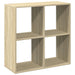 Bibliotecă/separator cameră stejar sonoma 69,5x29x69,5 cm lemn - WALTI WALTI
