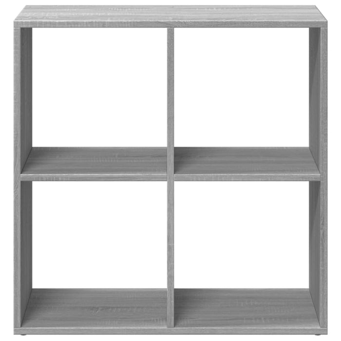 Bibliotecă/separator cameră gri sonoma 69,5x29x69,5 cm lemn - WALTI WALTI