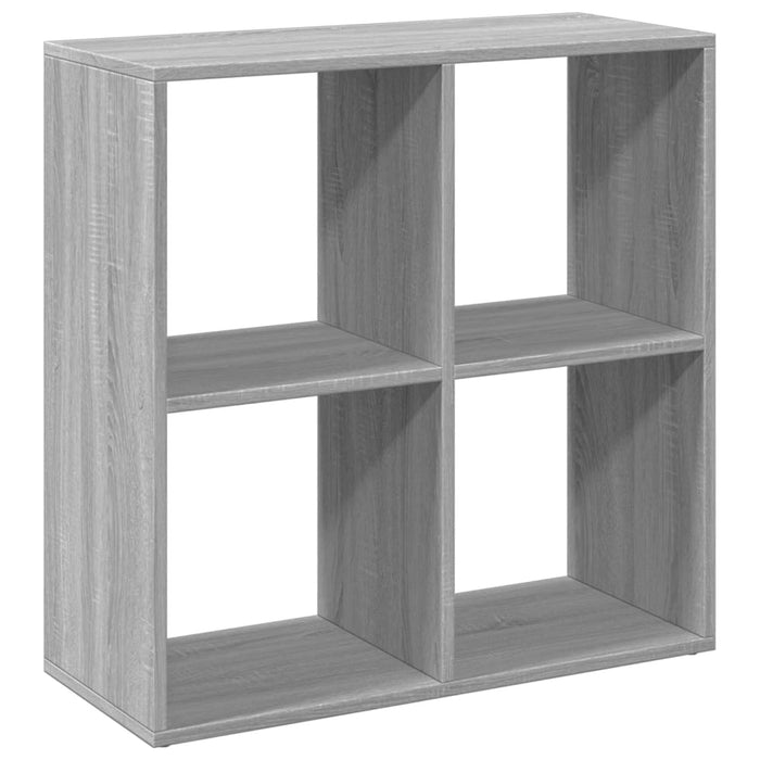 Bibliotecă/separator cameră gri sonoma 69,5x29x69,5 cm lemn - WALTI WALTI