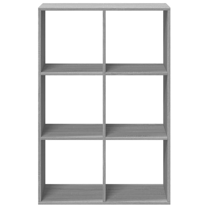Bibliotecă/separator cameră gri sonoma 69,5x29x103,5 cm lemn - WALTI WALTI