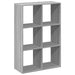 Bibliotecă/separator cameră gri sonoma 69,5x29x103,5 cm lemn - WALTI WALTI