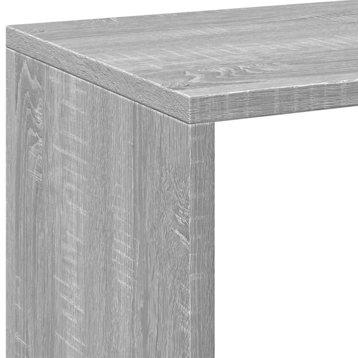 Bibliotecă/separator cameră gri sonoma 69,5x29x103,5 cm lemn - WALTI WALTI