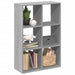 Bibliotecă/separator cameră gri sonoma 69,5x29x103,5 cm lemn - WALTI WALTI