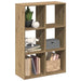 Bibliotecă/separator, stejar artizanal, 69,5x29x103,5 cm, lemn - WALTI WALTI
