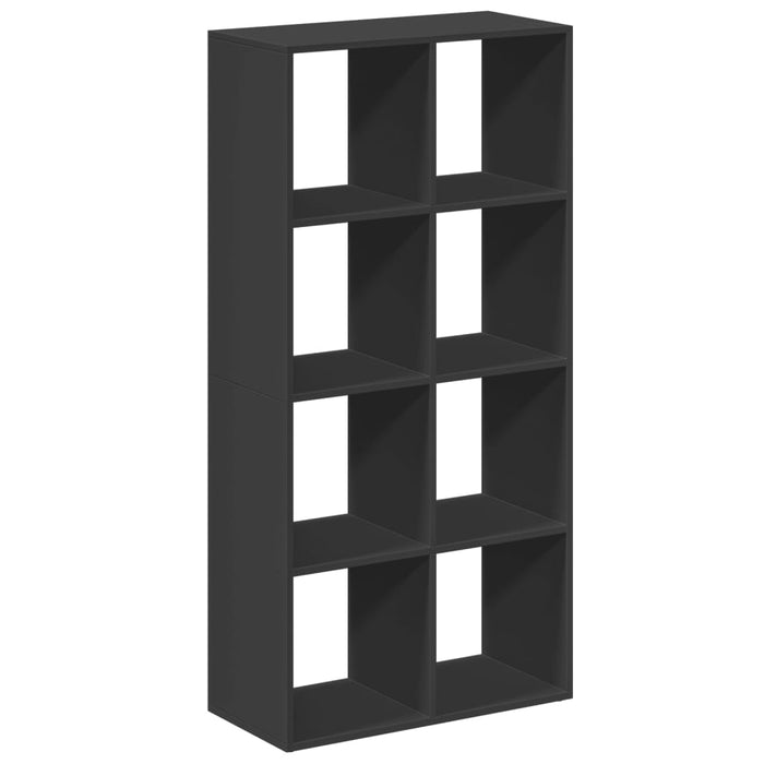 Bibliotecă/separator cameră negru 69,5x29x137,5 cm lemn - WALTI WALTI