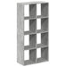 Bibliotecă/separator cameră gri beton 69,5x29x137,5 cm lemn - WALTI WALTI